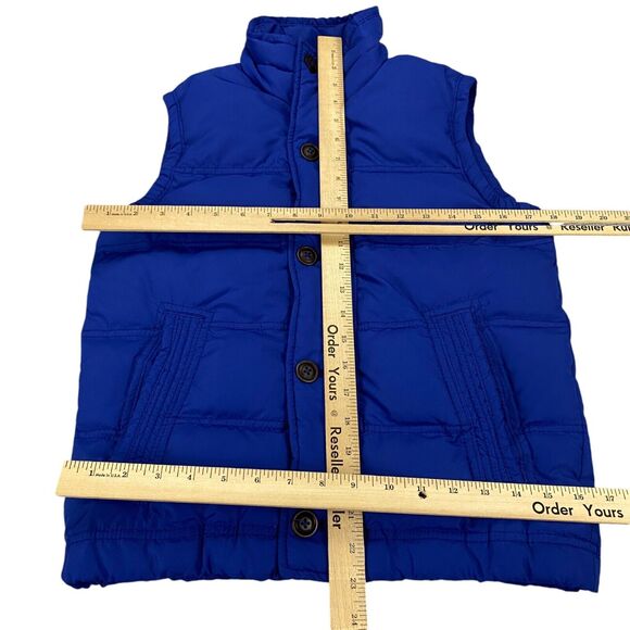 Abercrombie & Fitch Down Puffer Vest Kids Large Blue Summit Rock Gorpcore - Picture 5 of 15